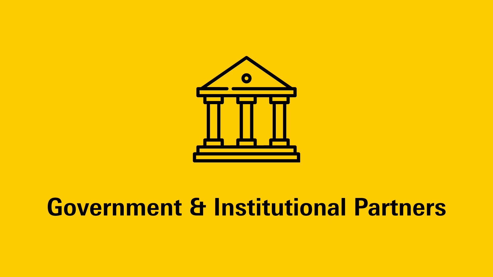 Government & Institutional Partners
