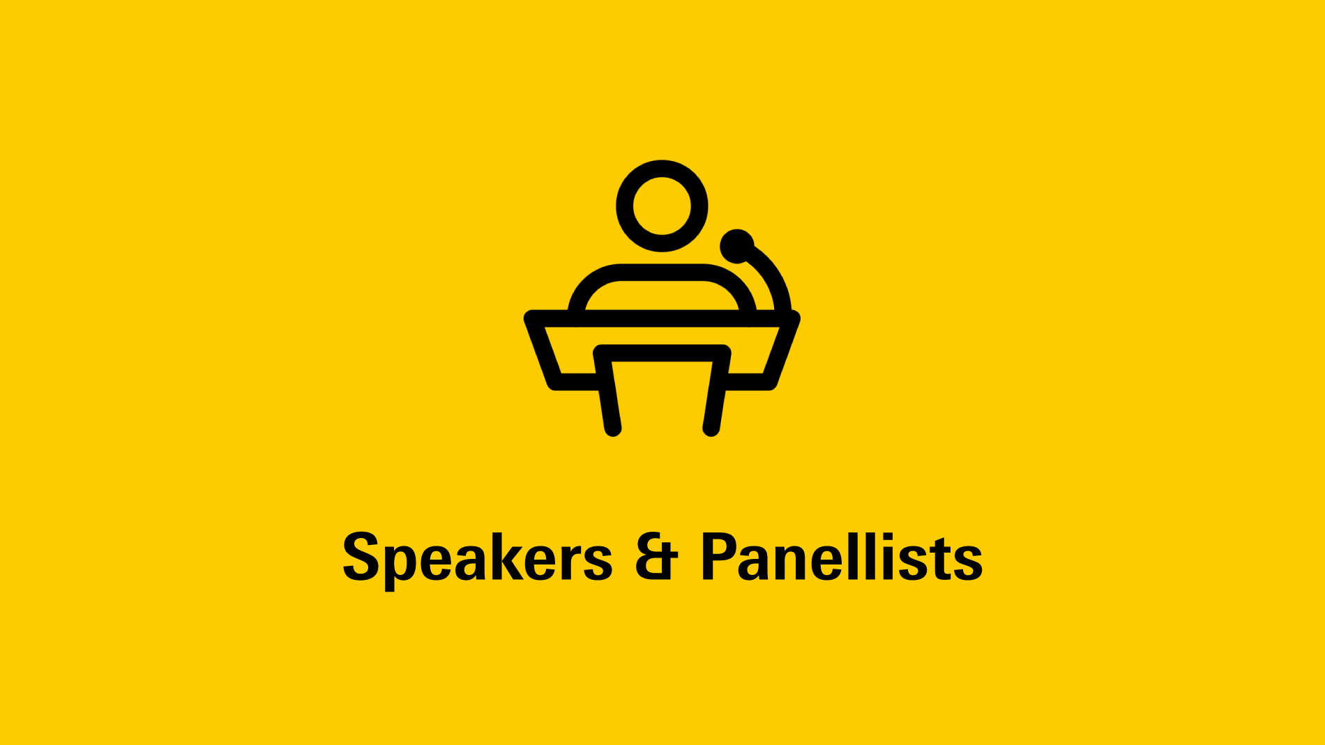 Speakers & Panellists