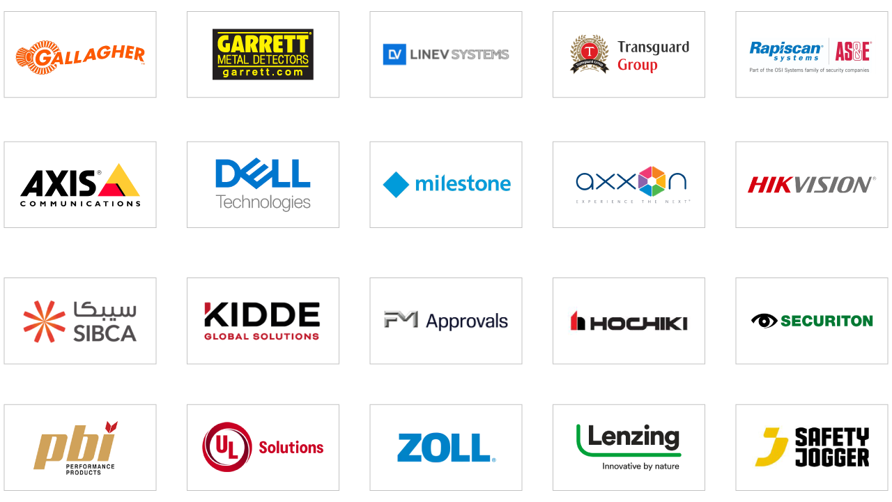intersec global confirmed exhibitors