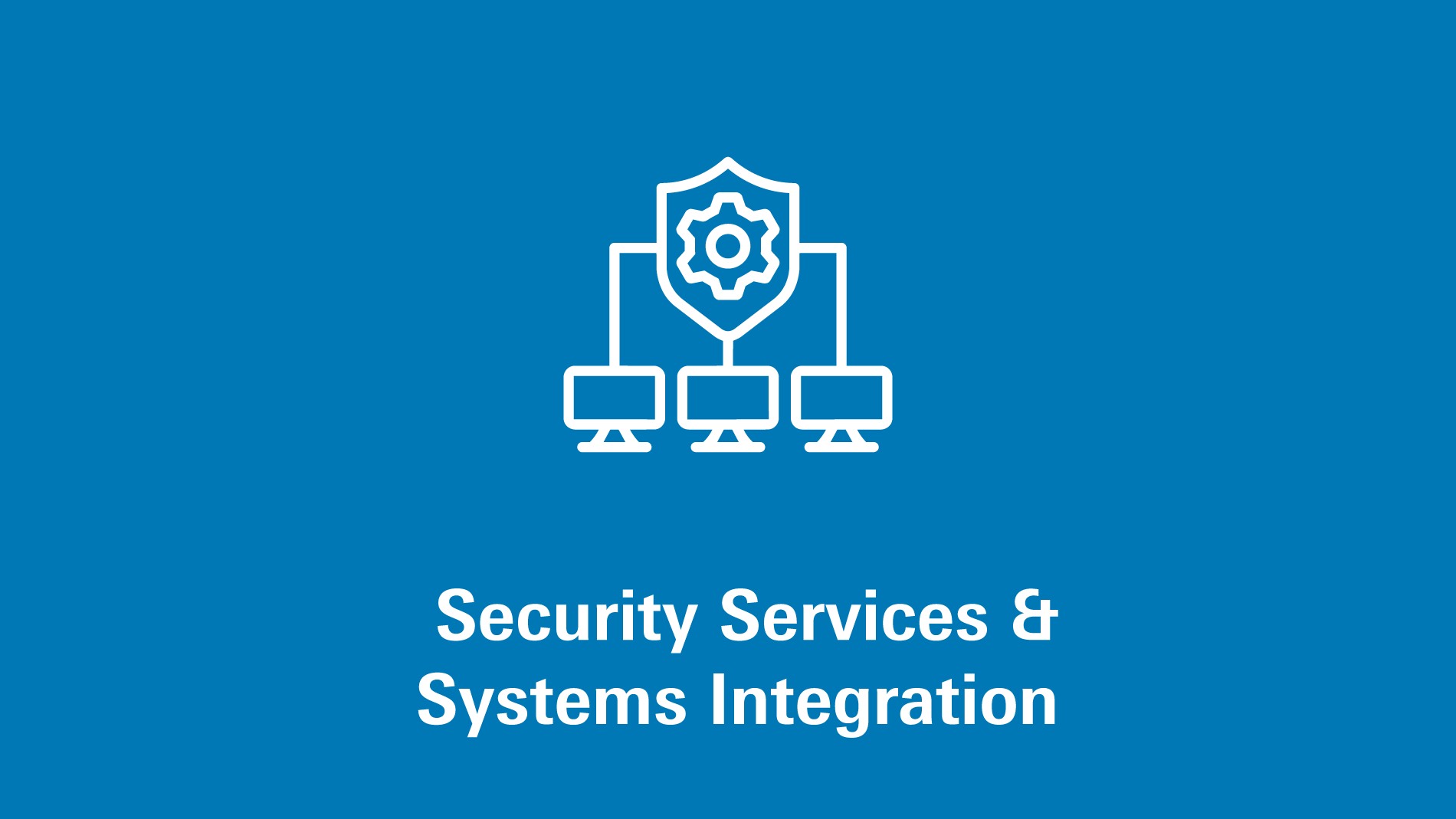 Security Services & Systems Integration